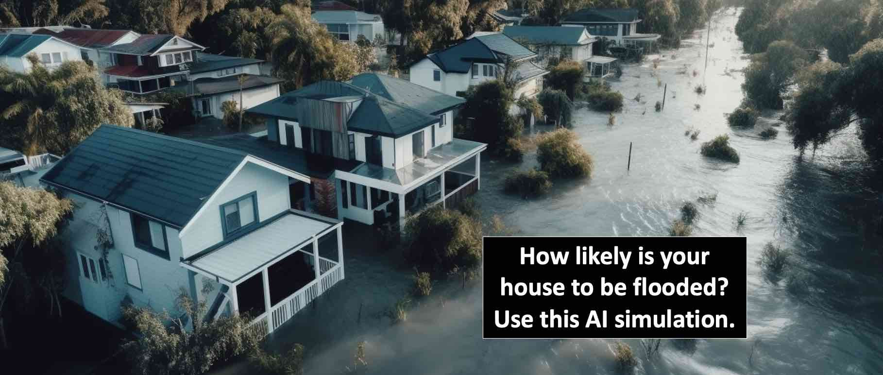 How likely is your house to be flooded by Global Warming. Use this AI simulation.