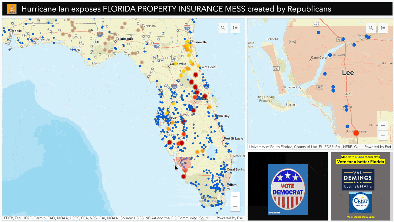 Hurricane relief and property insurance not more Republican grandstanding