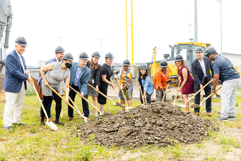 Left Field affordable housing groundbreaking pic