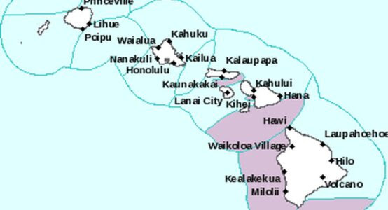 Forecast: Trade winds begin to return & instability over Hawaii Island with thunderstorms