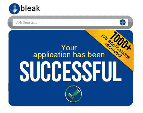 Your application was successful!