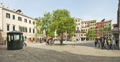 Main square of the Venice ghetto.