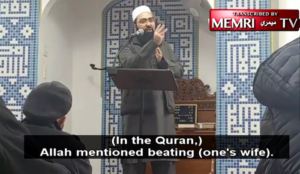 NYC: Imam says Muslims should beat wives lightly “so that it doesn’t hurt her physically, it hurts her dignity.”