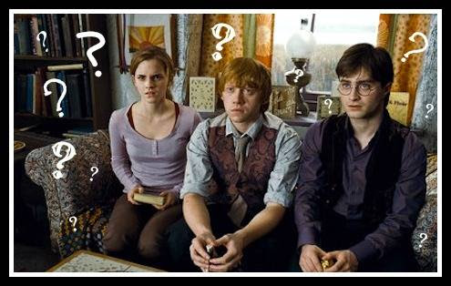 Harry Ron and Hermione say WTF