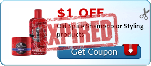 $1.00 off Old Spice Shampoo or Styling products