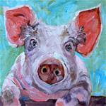 "PETE" THE PIG 11/100 &COPY; SAUNDRA LANE GALLOWAY  VOTE FOR YOUR FAVORITE IN 1-10!! - Posted on Thursday, February 12, 2015 by Saundra Lane Galloway