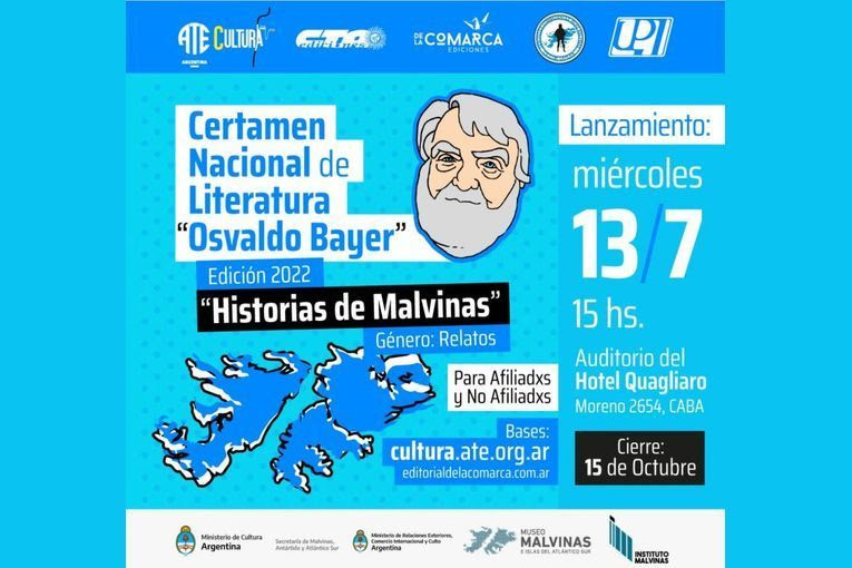 Certamen Nacional de Literatura Osvaldo Bayer 2022 “Historias de Malvinas”