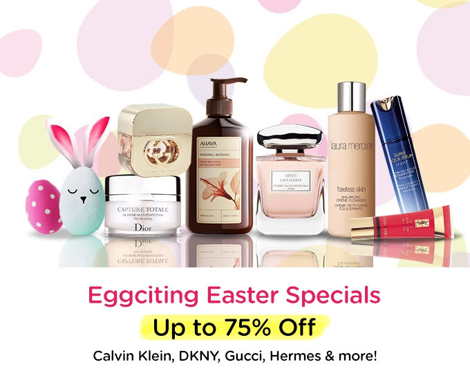 Eggciting Easter Specials Up to 75% Off! Calvin Klein, DKNY, Gucci, Hermes & more! Ends 02 Apr 2018