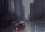 Rainy day city - Posted on Wednesday, January 28, 2015 by Mike  Barr