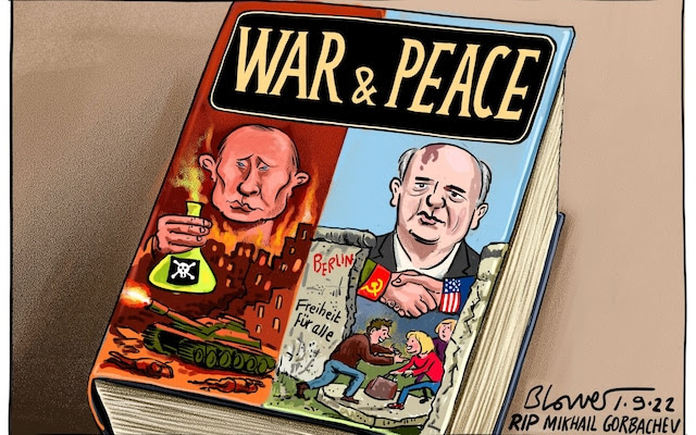 Blower's take on Russia's contrasting leaders