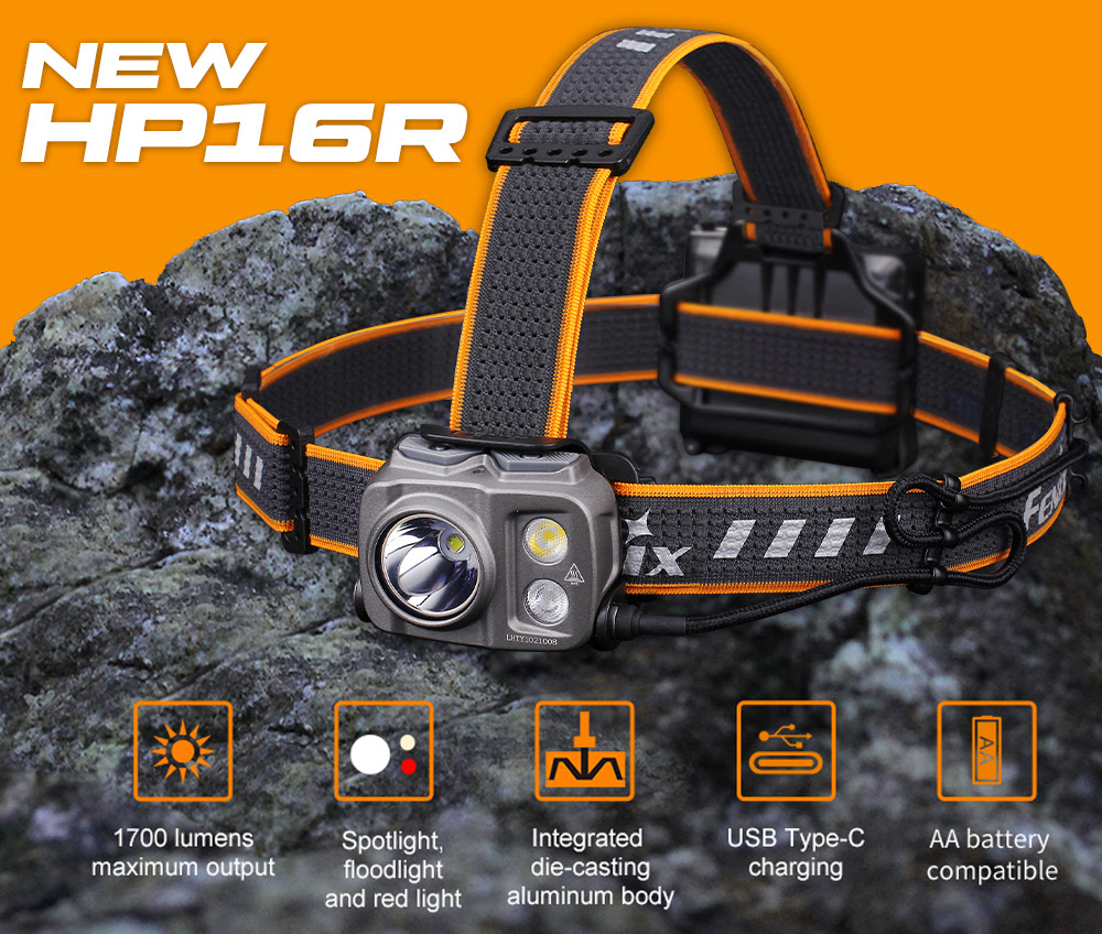 New Fenix HP16R Headlamp - Fenix Store