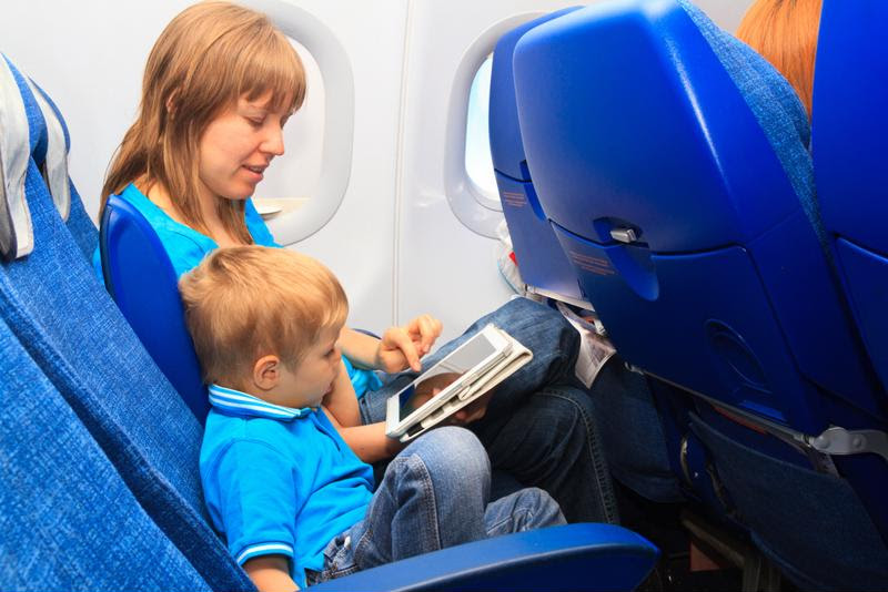 Work with your children to make your flight as enjoyable as possible.
