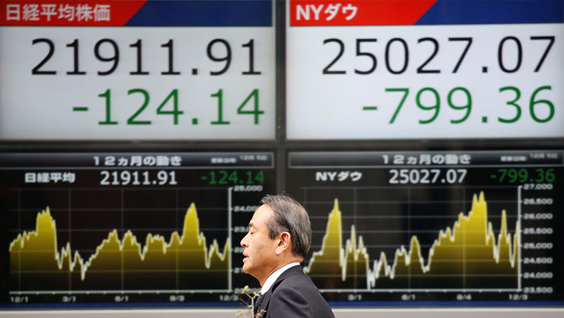 La Bolsa de Tokio cae más de un 5% tras el peor diciembre de Wall Street desde la Gran Depresión