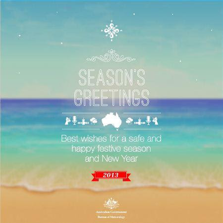 Season's greetings from the Bureau - Best wishes for a safe and happy festive season and new year