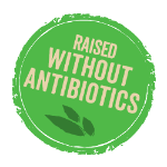 Raised without antibiotics