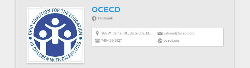 OCECD
Facebook
165 W. Center St., Suite 302, Marion, Ohio 43302
valoried@ocecd.org
740-438-8827...