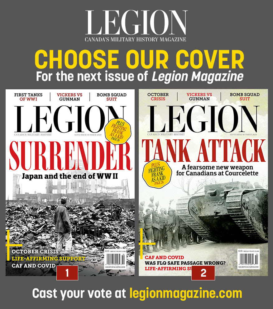 Cast your vote for the next cover of Legion Magazine!