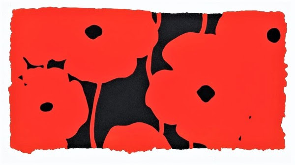 Donald Sultan Eight Poppies , 2010