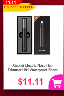 5Xiaomi Mini Electric Nose Hair Trimmer HN1 Sharp Blade Body Wash Portable Minimalist Design Waterproof Safe For Family Daily Use