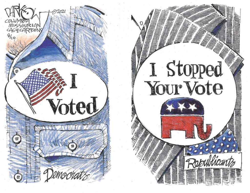 Republicans spread conspiracy theories to explain their voter suppression