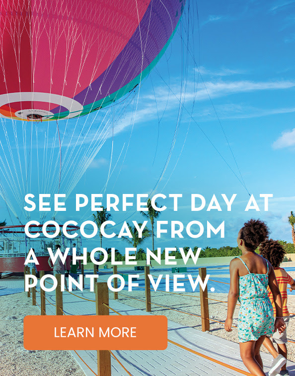 See Perfect Day at CocoCay from a whole new point of view.