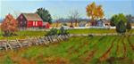 'Autumn on the Henry Spangler Farm' An Original Oil Painting by Claire Beadon Carnell - Posted on Friday, April 3, 2015 by Claire Beadon Carnell