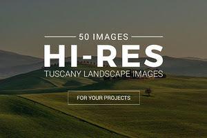 Tuscany Landscape Pack - 50 Photos