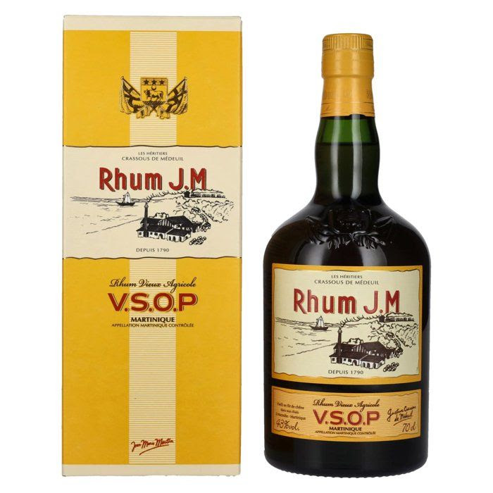 J.M Rhum Vieux Agricole VSOP 43° 70cl - Achat / Vente rhum J.M ...