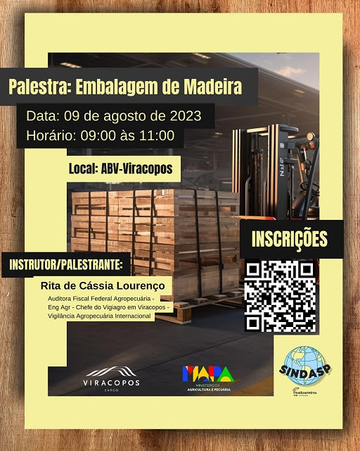 PALESTRA EMBALAGEM DE MADEIRA