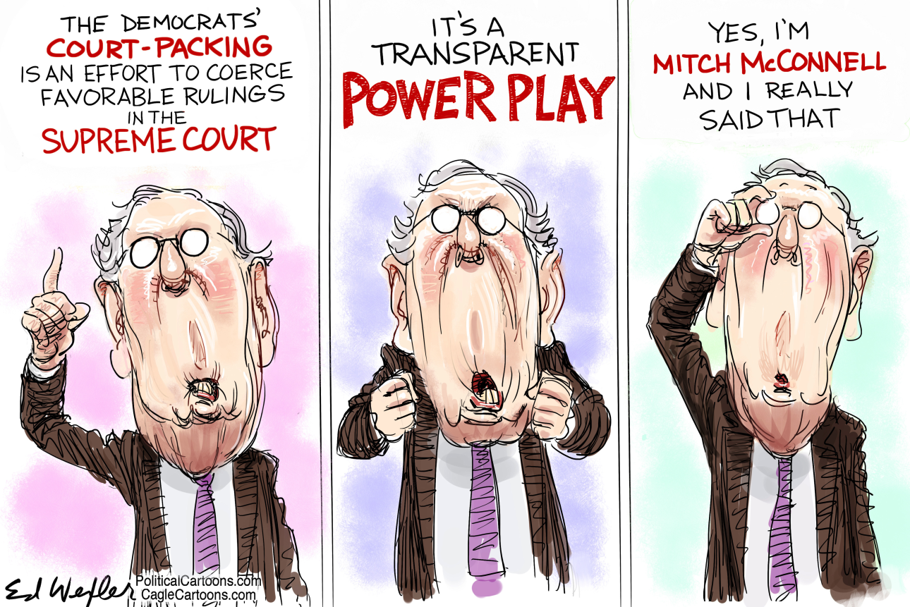 Mitch McConnell blocks Merrick Garland nomination for a year denying President Obama his right
