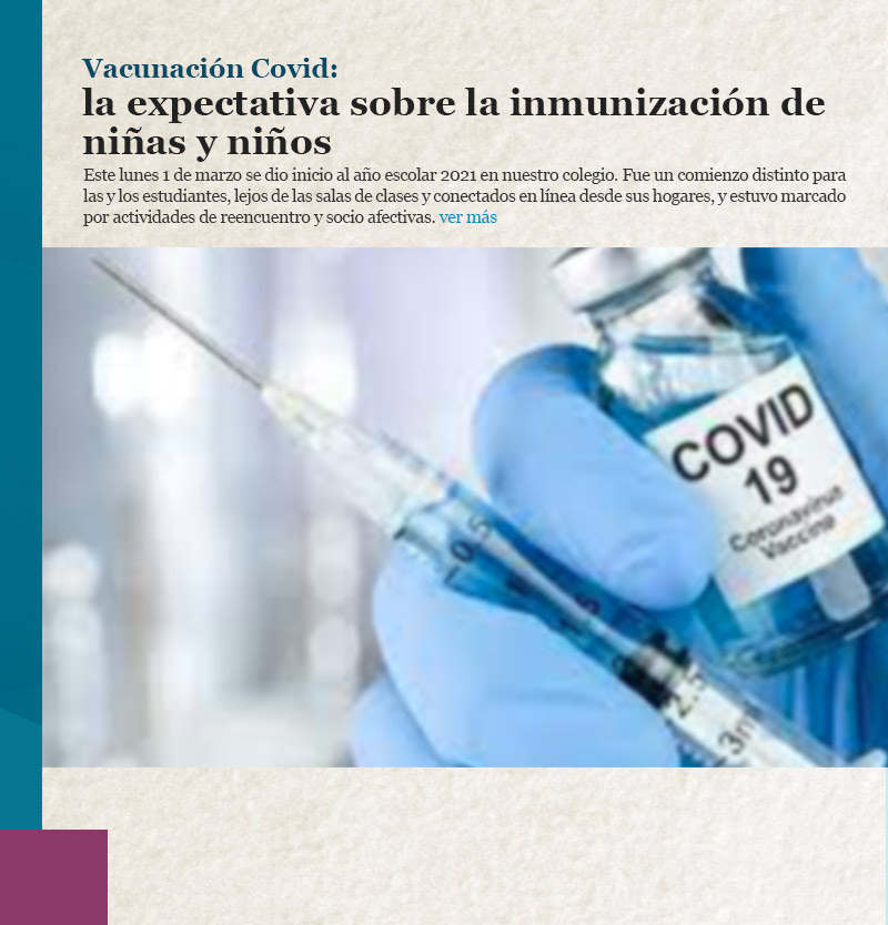 Vacunación Covid: la expectativa sobre la inmunización de niñas y niños