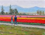 Tulip Valley,landscape,oil on canvas,8x10,price$400 - Posted on Wednesday, April 8, 2015 by Joy Olney