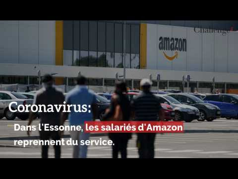 Coronavirus: Dans l'Essonne, les salariés d'Amazon reprennent du service