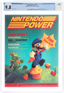 Nintendo Power #1 (Nintendo of America, Inc., 1988) [Newsstand Edition] CGC 9.8 NM/MT White Pages