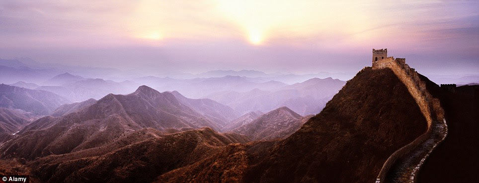 Great Wall of China, China: The stone dragon weaves 6,500km across mountaintops and plunges deep into canyons. But its magnificence hides its tumultuous history