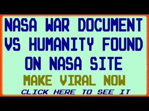 NASA Official Documents Reveal Depopulation Plan! Massive 2025 Culling in the Works NOW! 