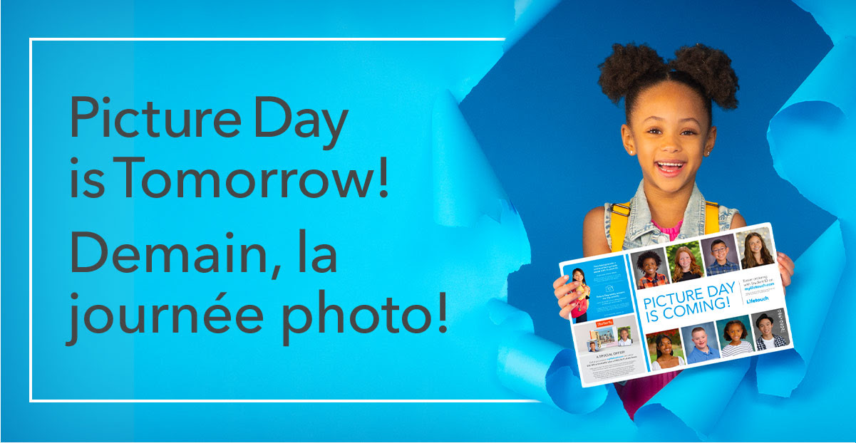 Picture Day is Tomorrow! Demain, la journee photo!