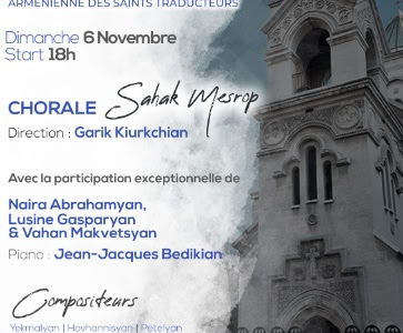 Concert du Chorale Sahak Mesrop