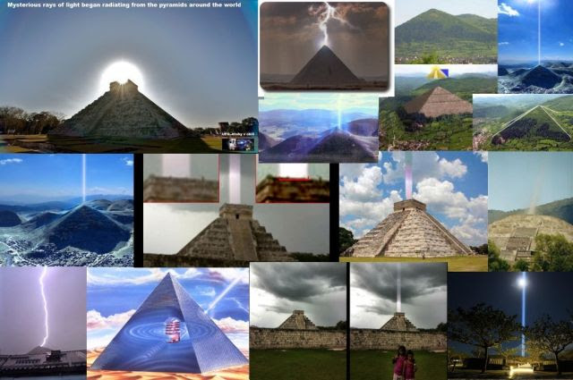 Mysterious Rays of Light Began Radiating from the Pyramids Around the World 