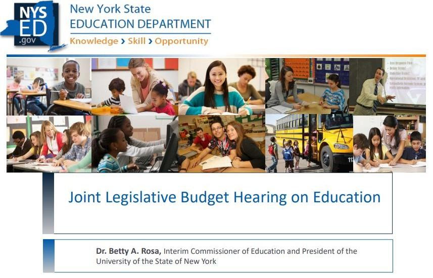 Education Budget Testimony