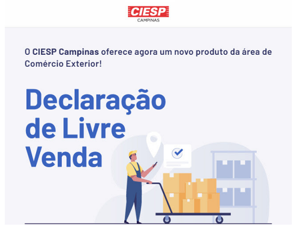 DECLARAÇÃO LIVRE VENDA