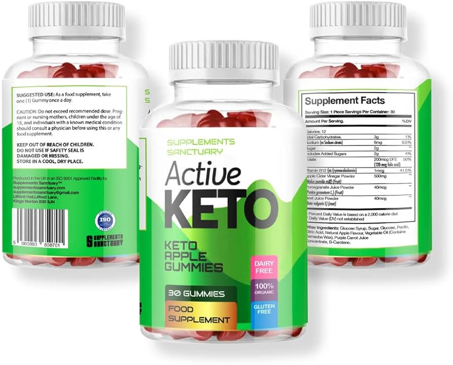 Active Keto Gummies Keto Apple Gummies (30 Gummies) Apple Flavour ACV :  Amazon.co.uk: Health  Personal Care