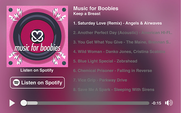 music for boobies spotify playlist