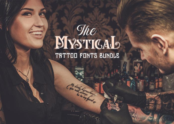 The Tattoo Fonts Bundle: Lifetime Commercial License