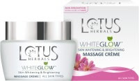 Lotus Herbals White Glow Skin Whitening & Brightening Massage Creme (60 g)