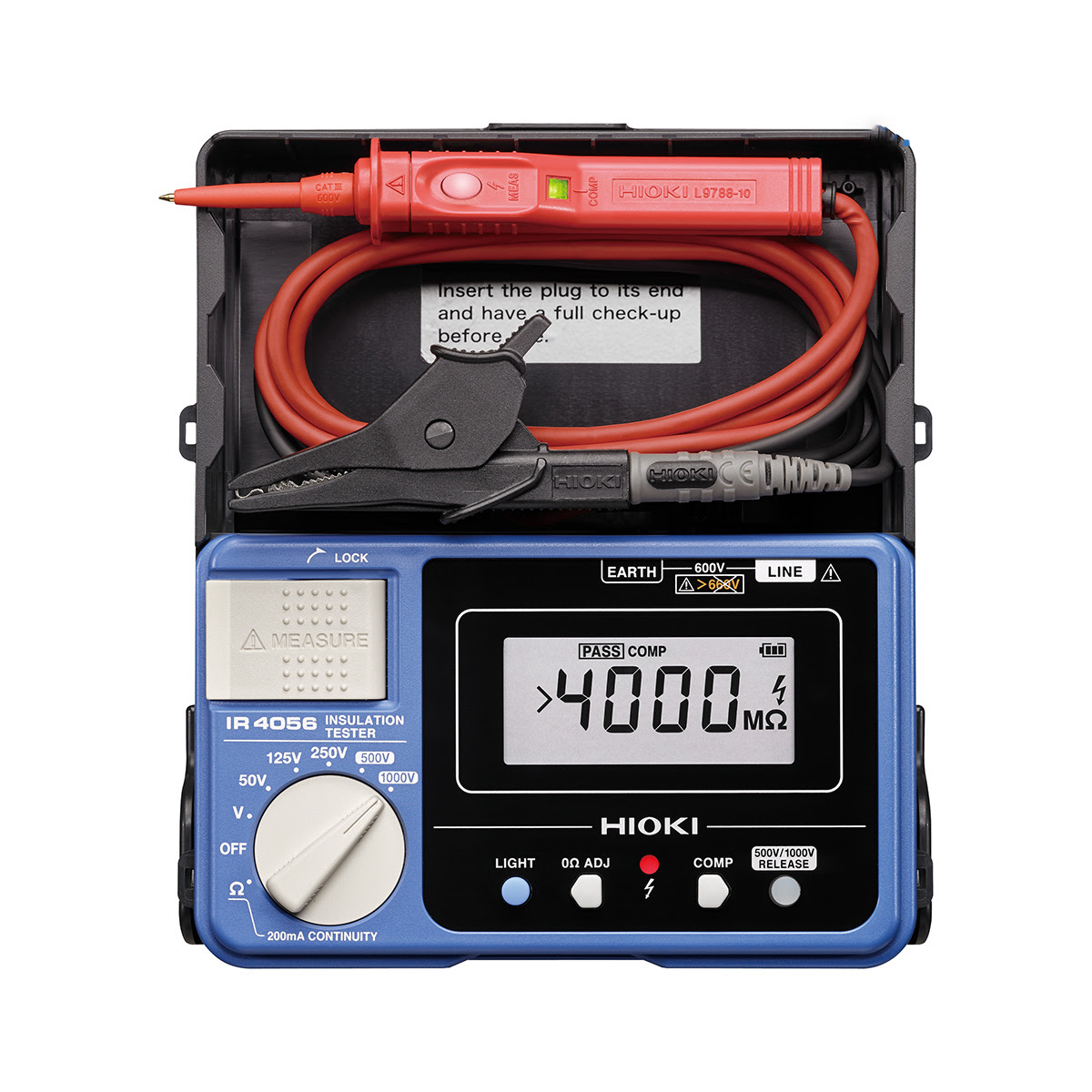 đặc điểm nổi bật của thiết bị đo điện trở cách điện hioki ir4056-21