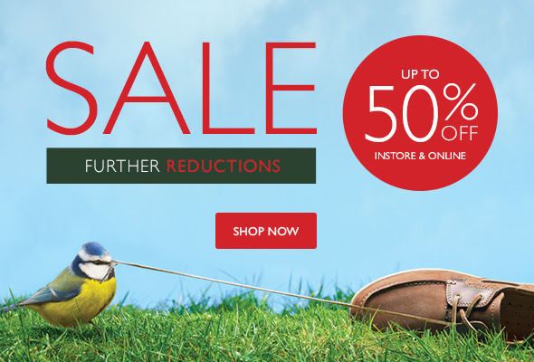 SALE Further Reductions - Up to 50% off