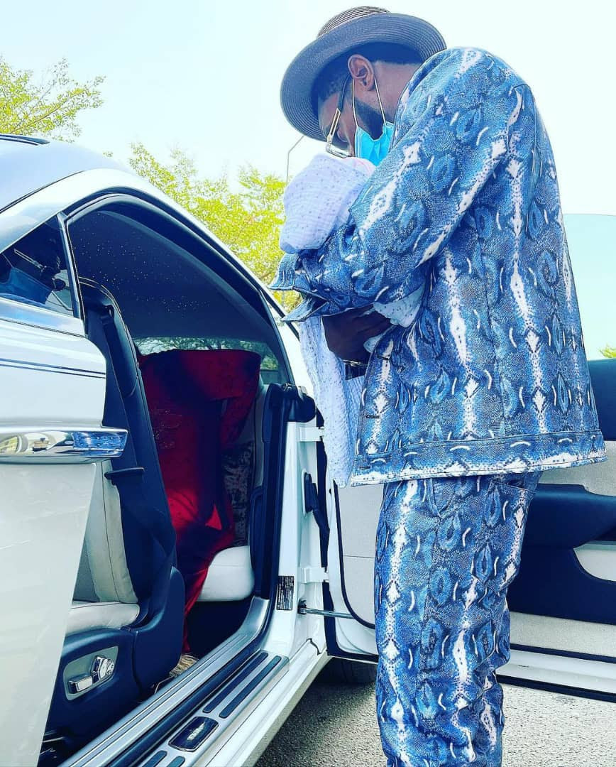 Lovely photos of DBanj, his wife and their baby girl