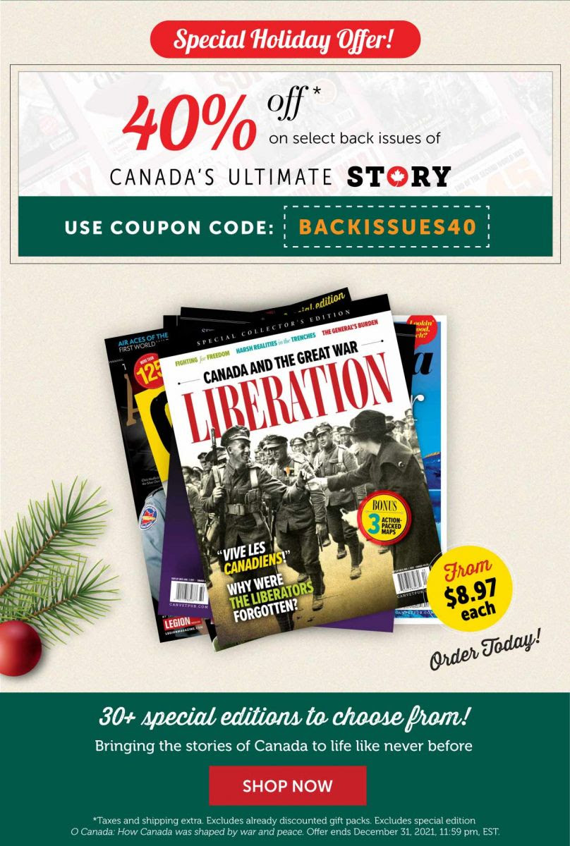 40% off on Canada's Ultimate Story back issues