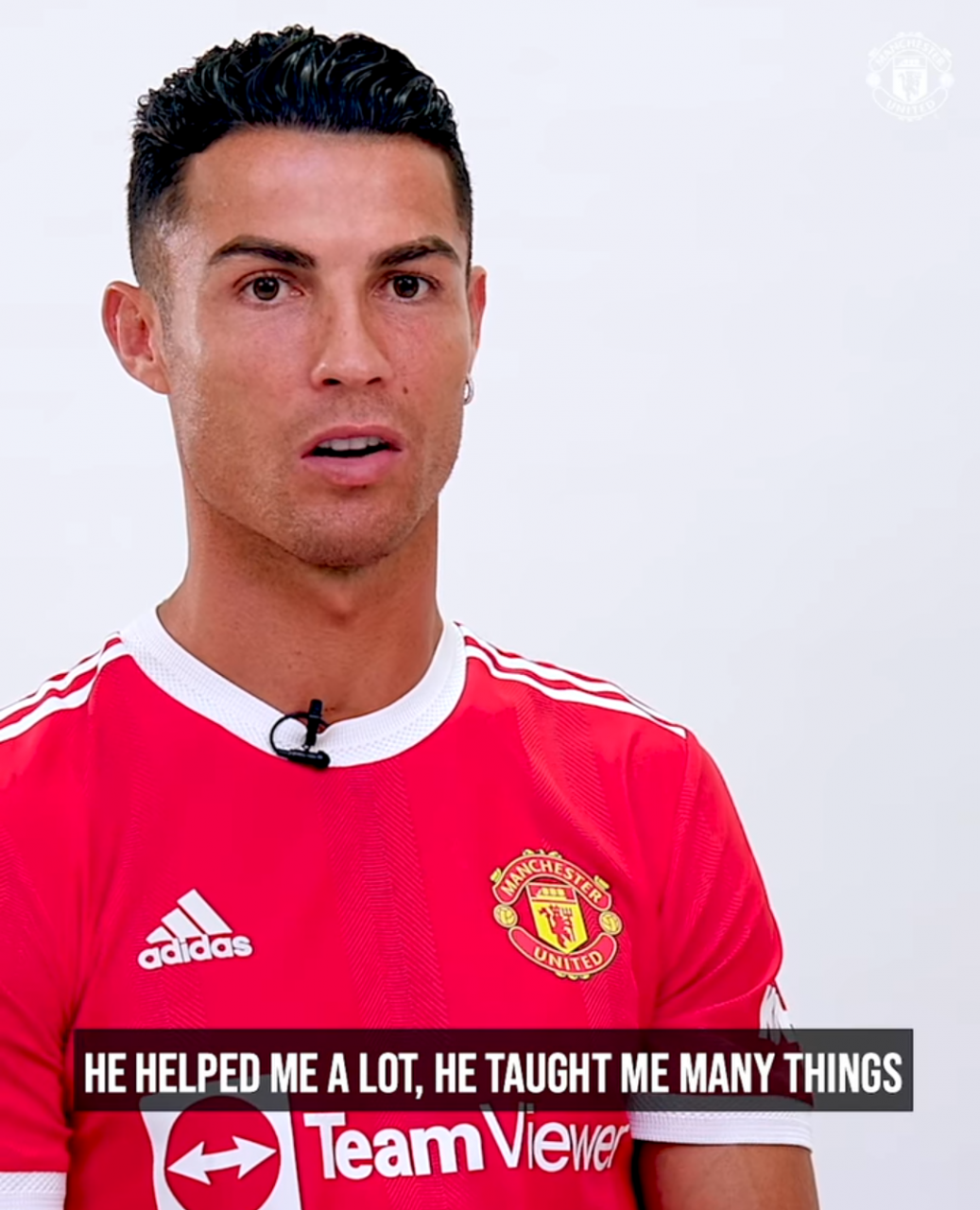 Cristiano Ronaldo explains his son-father relationship with Sir Alex Ferguson in his first interview since re-signing for Manchester United (Video)